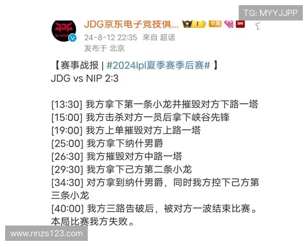 JDG战队中路突破的成功与失败分析及其对比赛的影响